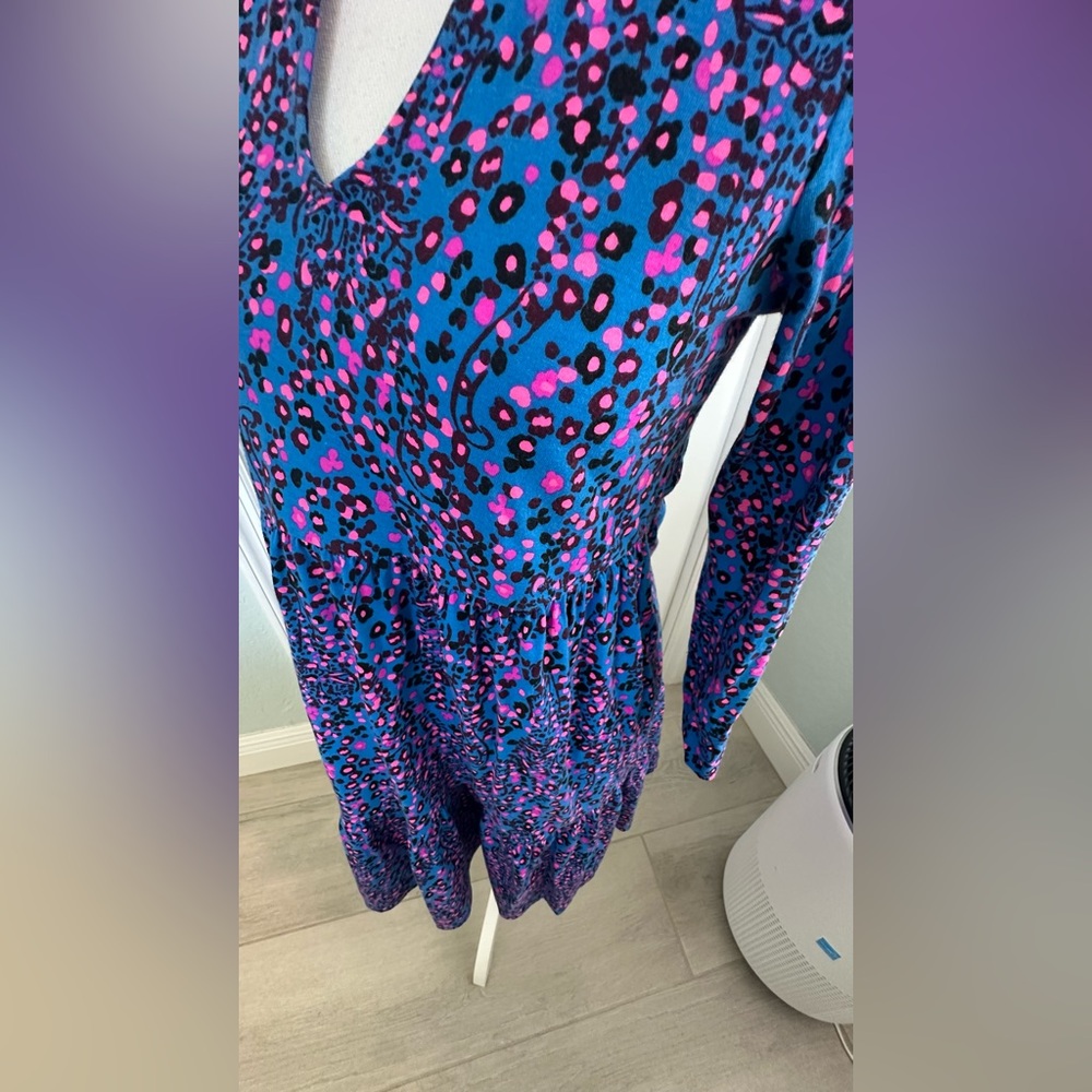 Lilly Pulitzer Alaina Blue Flare Growl & Prowl Dress - Picture 5 of 16